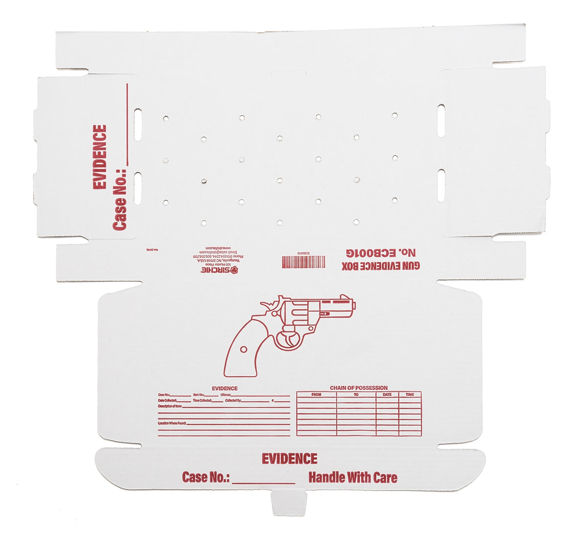 Sirchie Gun Evidence Boxes ECB001G - Tactical & Duty Gear